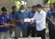 Bung RA Terus Tunjukkan Perhatiannya Bantu Warga Langkat Tertimpa Musibah