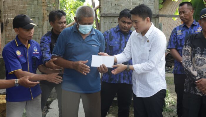 Bung RA Terus Tunjukkan Perhatiannya Bantu Warga Langkat Tertimpa Musibah