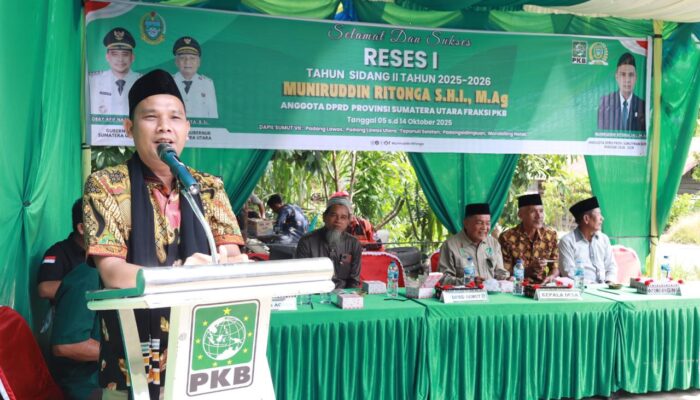 Anggota DPRD Sumut Muniruddin Ritonga Sahuti Aspirasi Masyarakat Desa Situmba