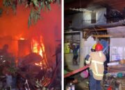 12 Rumah Semi Permanen Di Jl. Kapten Jumhana Ludes Terbakar