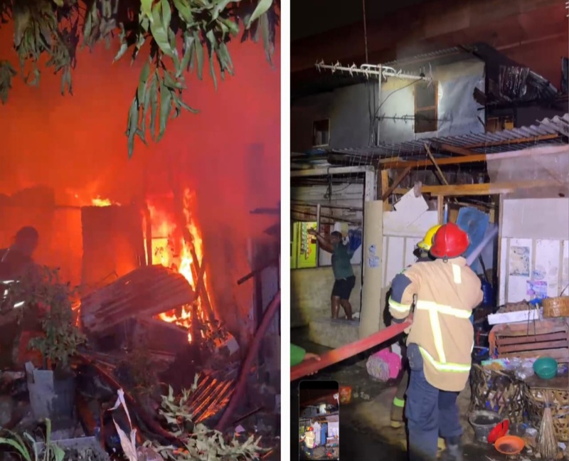 12 Rumah Semi Permanen Di Jl. Kapten Jumhana Ludes Terbakar