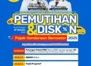 Bebas Denda, Diskon Hingga 5%: Pemutihan Pajak Kendaraan Bermotor Sumut Mulai 1 Oktober