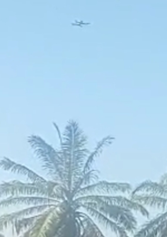 Diduga Drone Milik PT BSP Pantau Pondok Warga Desa Padang Sari Asahan