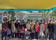 Dosen Fakultas Pertanian USU Melakukan Pengabdian Masyarakat Serahkan Mesin Pencacah Rumput