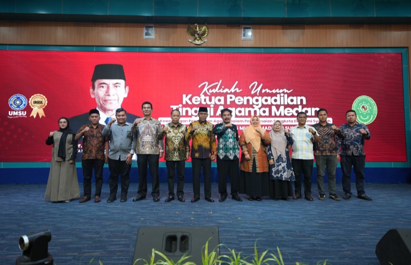 Kuliah Umum Fakultas Hukum:UMSU Dan PTA Medan Teken MoU