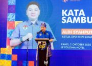 Ryano Pandjaitan Lantik Aldi Syahputra Sebagai Ketua DPD KNPI Sumut