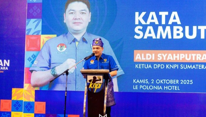 Ryano Pandjaitan Lantik Aldi Syahputra Sebagai Ketua DPD KNPI Sumut