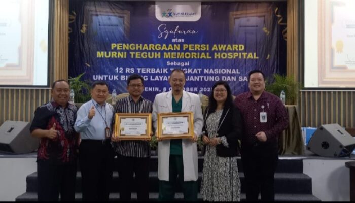 MTMH Medan Raih Prestasi RS Terbaik Nasional Layanan Jantung Dan Neurologi Dalam PERSI Award 2025