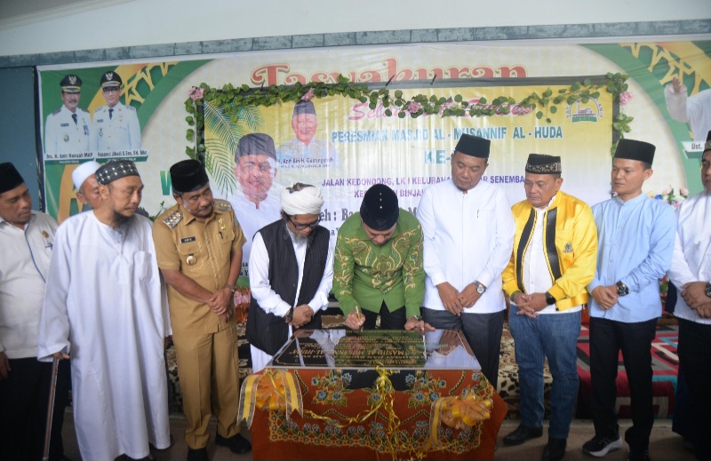 Ketua YHA Ijeck Resmikan Pembangunan Masjid Ke 57 Di Kota Binjai