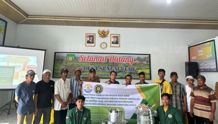 USU Dorong Desa Sungai Ular Jadi Sentra UMKM Gula Aren Terstandar Nasional
