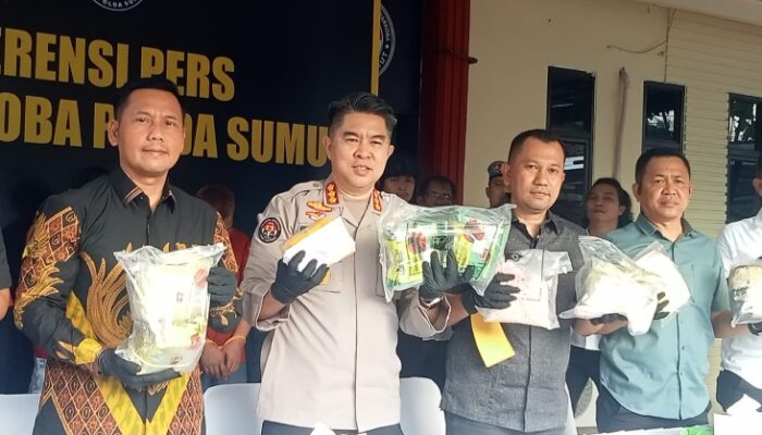 Polda Sumut Dan Jajaran Ungkap 571 Kasus Narkoba, 649 Tersangka Ditangkap