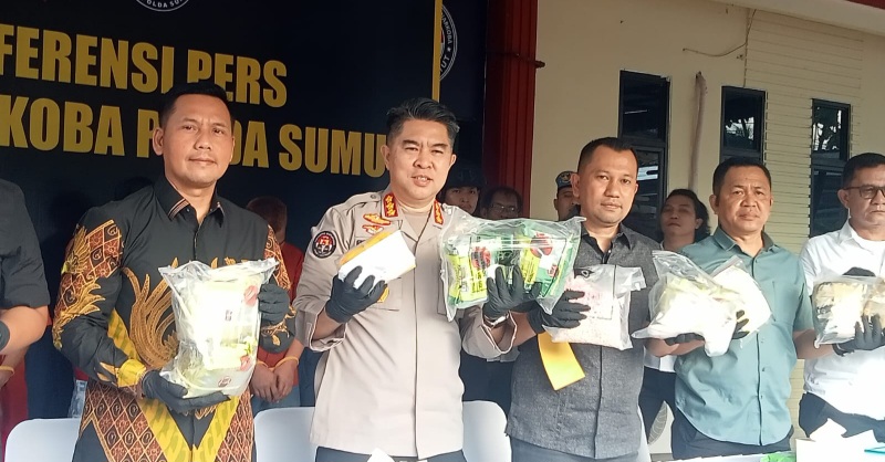 Polda Sumut Dan Jajaran Ungkap 571 Kasus Narkoba, 649 Tersangka Ditangkap