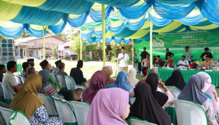 Anggota DPRD Sumut Muniruddin Ritonga Jemput Aspirasi Masyarakat Desa Hutaimbaru, Paluta