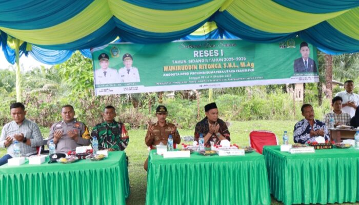 Anggota DPRD Sumut Muniruddin Ritonga Gelar Reses Di Desa Gunung Baringin, Paluta