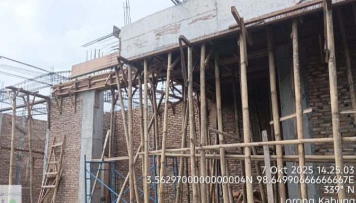 Tanpa Izin, Dinas Perkim Perintahkan Hentikan Bangunan Belakang USU