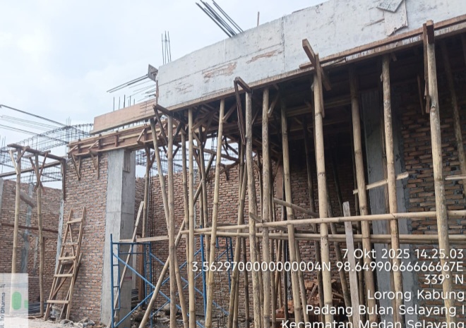 Tanpa Izin, Dinas Perkim Perintahkan Hentikan Bangunan Belakang USU