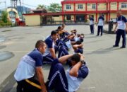 Polres Pelabuhan Belawan Laksanakan Tes Kesamaptaan Jasmani Dan Ujian Beladiri Polri Berkala