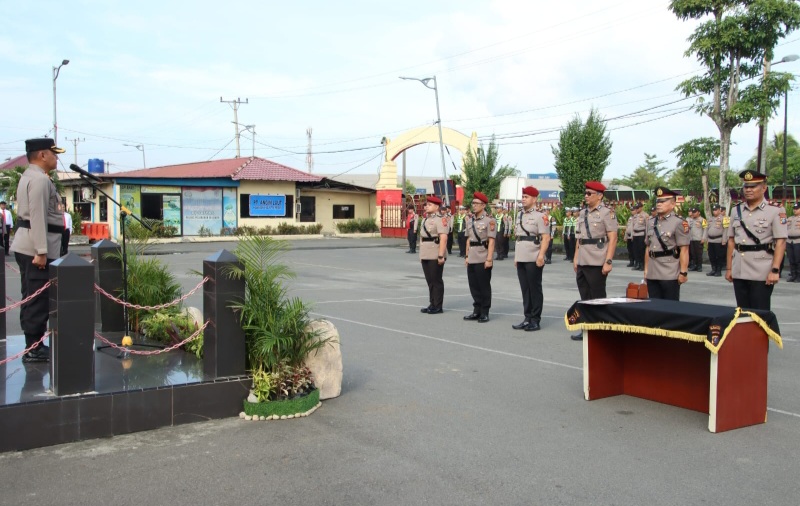 Jabatan Kasat Reskrim, Kasat Narkoba Dan Kasat Lantas Polres Pelabuhan Belawan Diserahterimakan