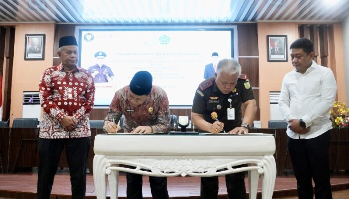 Kanwil Kemenag Sumut-Kejatisu Teken MoU Perkuat Kerja Sama Bidang Perdata Dan TUN