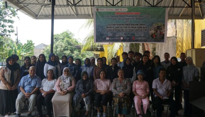 USU Gelar Pelatihan Bank Sampah Untuk Pemberdayaan Masyarakat Dalam Pengelolaan Lingkungan