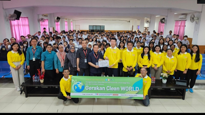 WeLoveU Gelar Gerakan Clean WORLD Sedunia Bersama Para Remaja