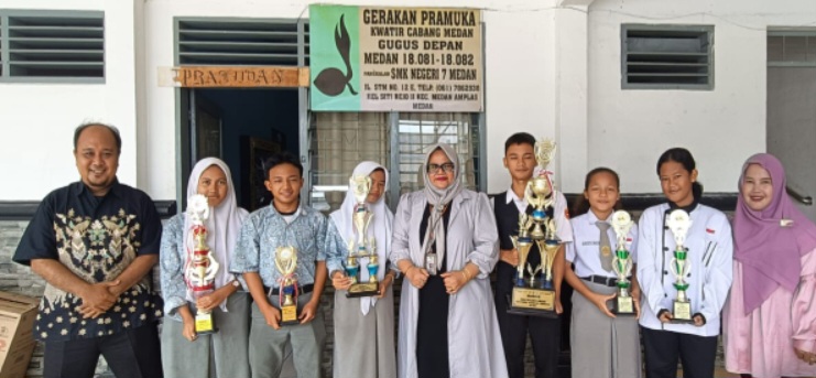 Didukung MBG, SMK 7 Medan Apresiasi Dan Bangga Siswa  Raih Berbagai Prestasi
