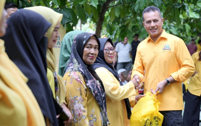 HUT Ke 61 Golkar, DPD Sumut Buktikan Kedekatannya Dengan Masyarakat