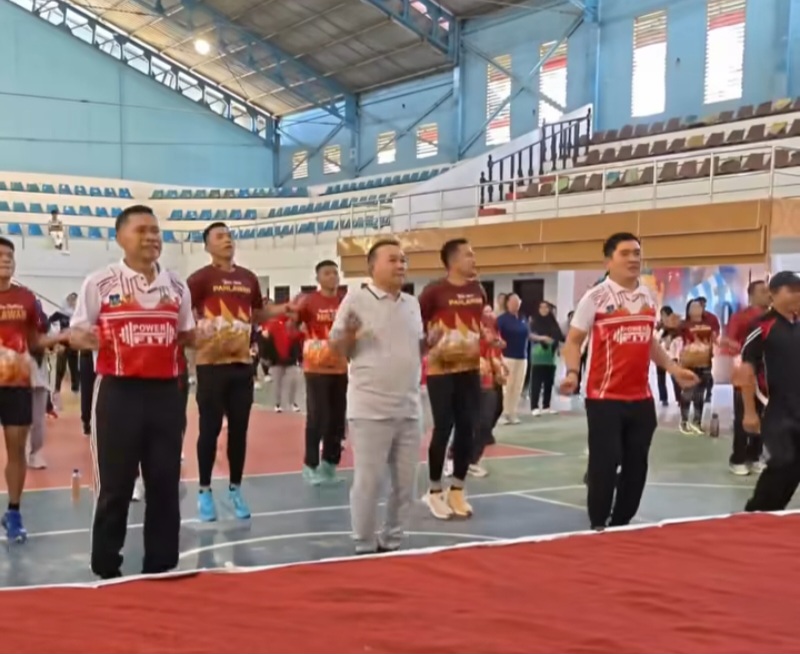 Chairil Mukmin Gelorakan Semangat Sehat Dan Kebersamaan Di Tebingtinggi