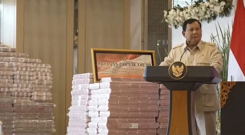 Prabowo: Rp13,2 T Sitaan Korupsi CPO Untuk Renovasi 8.000 Sekolah