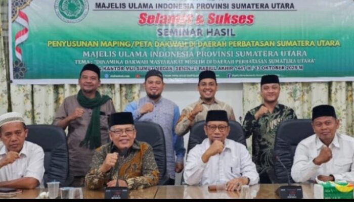 MUI Sumut Gelar FGD Penelitian Peta Dakwah Di Perbatasan