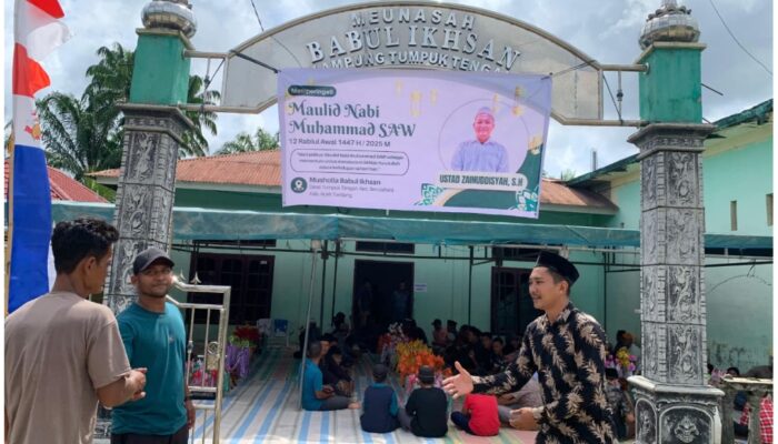 Maulid Nabi yang Menyatukan Kebersamaan di Tumpok Tengoh Aceh Tamiang