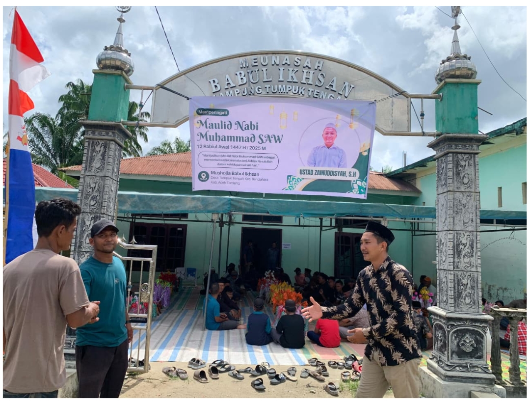 Maulid Nabi yang Menyatukan Kebersamaan di Tumpok Tengoh Aceh Tamiang
