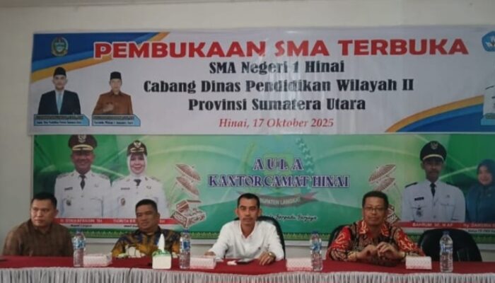 SMA Terbuka Provinsi Sumatera Utara Di Langkat Resmi Dibuka