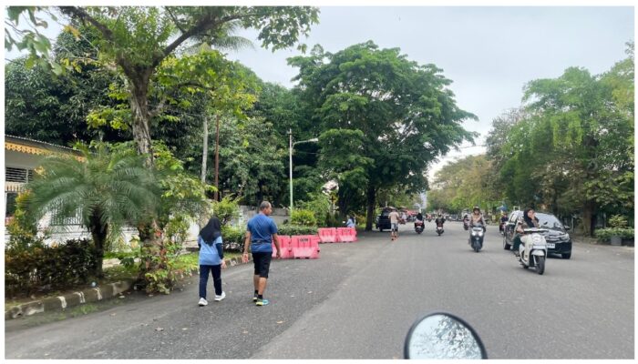 Lapangan Merdeka Langsa Jadi Destinasi Jogging Favorit Warga di Akhir Pekan