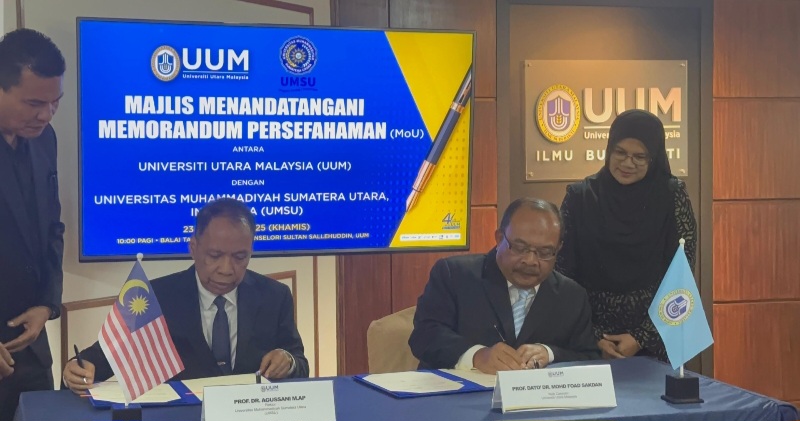 UMSU Dan Universitas Utara Malaysia Perkuat Kerja Sama Internasional