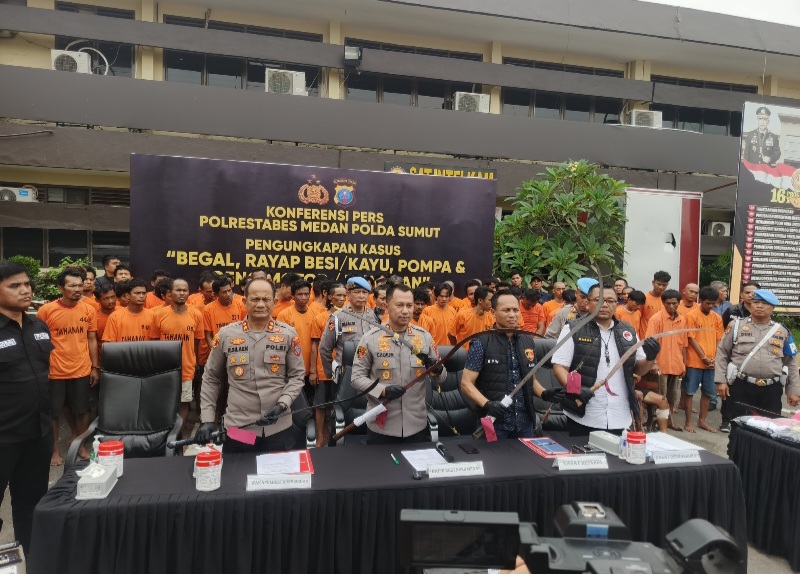 Polrestabes Medan Konsisten Sikat ‘Rayap Besi’ Dan Narkoba