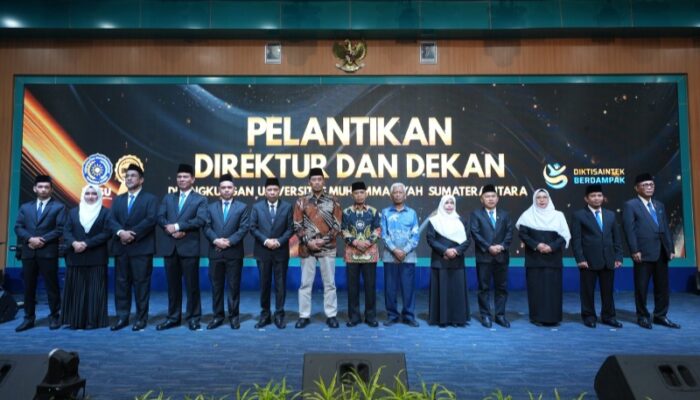Hadiri Pelantikan Dekan Dan Direktur Sekolah Pascasarjana UMSU,Wamen Dikti Saintek Dorong Pendidikan Berdampak