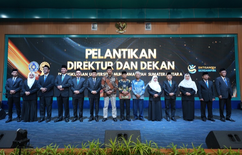 Hadiri Pelantikan Dekan Dan Direktur Sekolah Pascasarjana UMSU,Wamen Dikti Saintek Dorong Pendidikan Berdampak