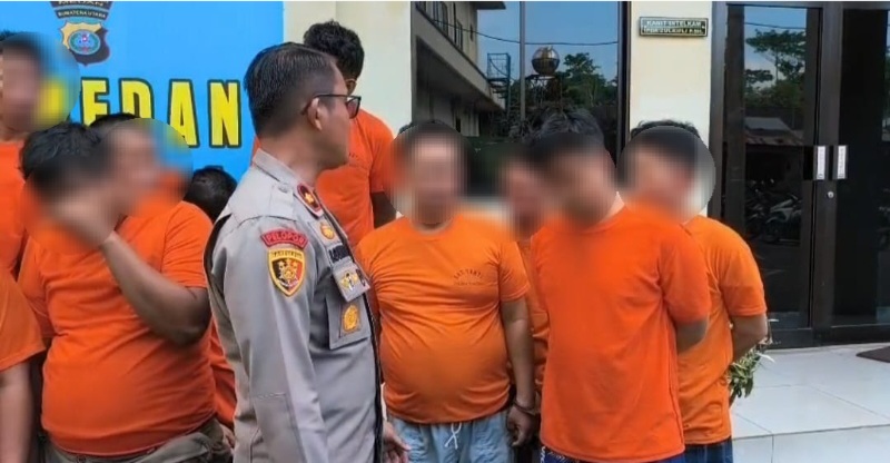 2 Bulan Beraksi, Lima Pemalsu STNK Dan BPKB Diringkus Polsek Sunggal