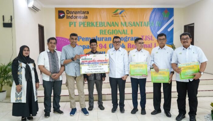 Rp1 M Dana TJSL Triwulan III 2025 Dorong Kualitas Hidup Masyarakat Medan