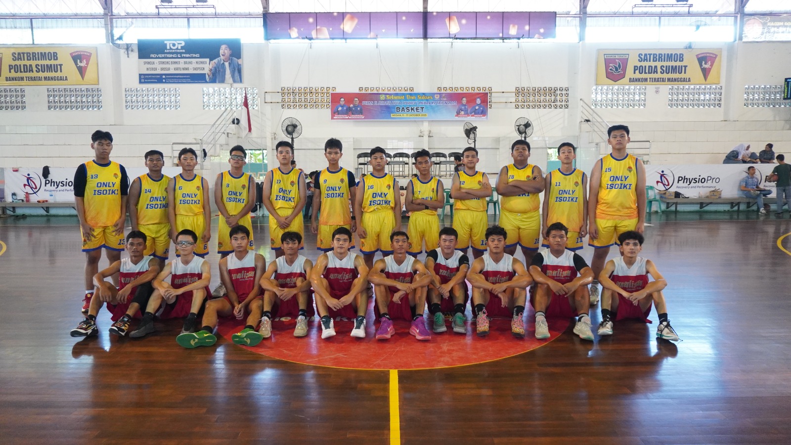 Basket Porkot Medan Diikuti 27 Tim, Laga Minggu Ditunda