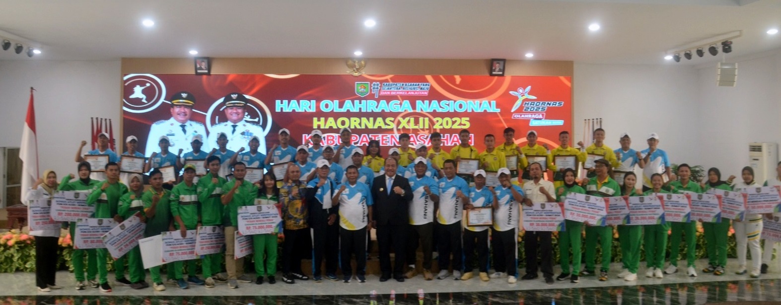 Pemkab Asahan Salurkan Bonus Atlet Rp2,1 Miliar