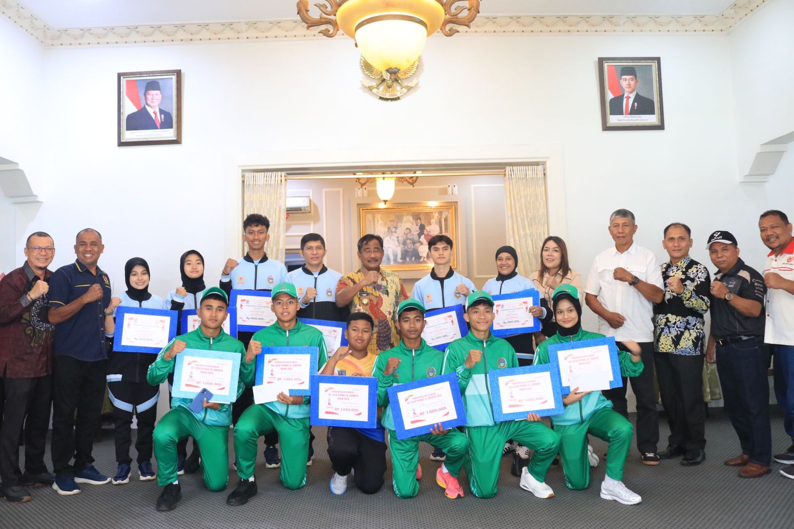 Pemko Binjai Sambut Atlet Berprestasi PON Beladiri Dan Lepas Atlet Popnas 2025