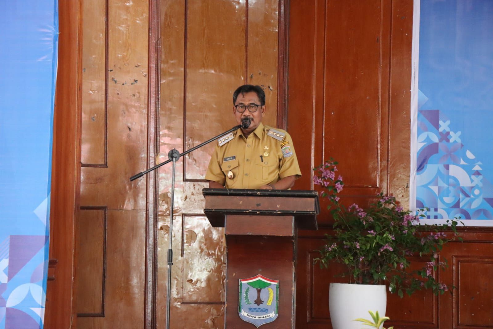 Pengurus PBVSI Binjai Dilantik, Wali Kota Dukung Pembinaan Bola Voli