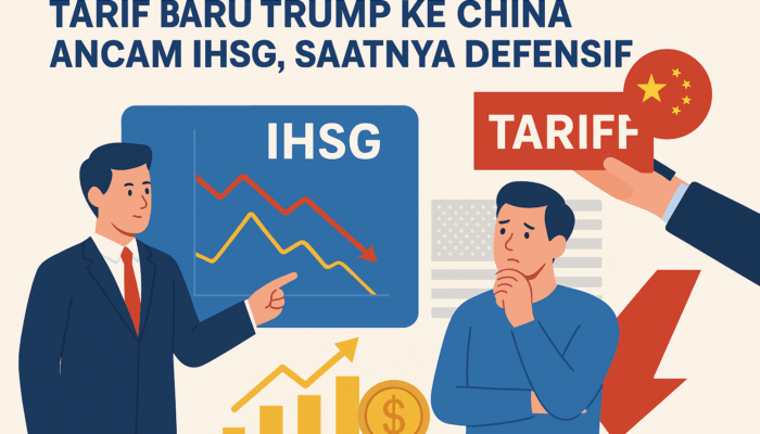 Tarif Baru Trump Ke China Ancam IHSG, Saatnya Defensif