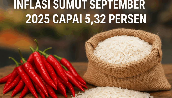 Inflasi Sumut Capai 5,32 Persen, Pangan Jadi Pendorong Utama