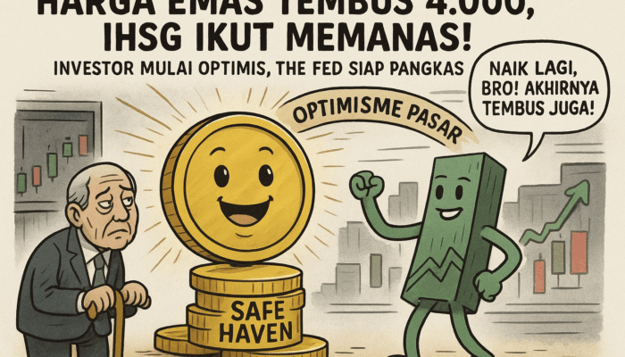 Harga Emas Kembali Naik, IHSG Menguat Di Sesi Kedua