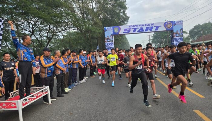 Fun Run Korpri Asahan Serukan Donasi Korban Bencana 