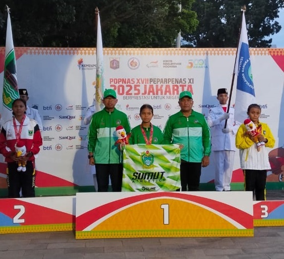 Sumut Sabet Emas Pertama Popnas 2025