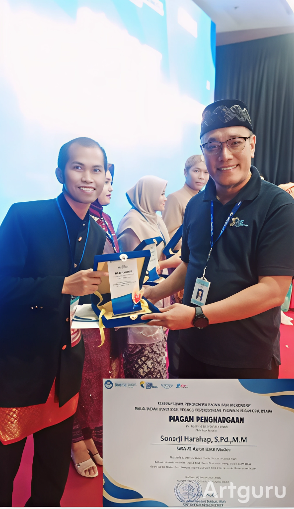 Sunarji Harahap Juara 1 Lomba Karya Tulis Ilmiah Populer BBGTK Sumut 2025